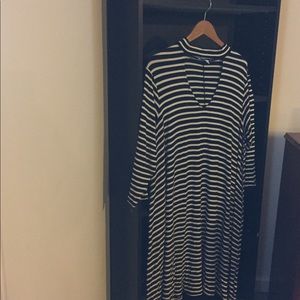 Oversized stripe dress